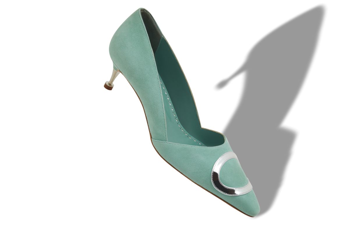 Pompes en daim vert