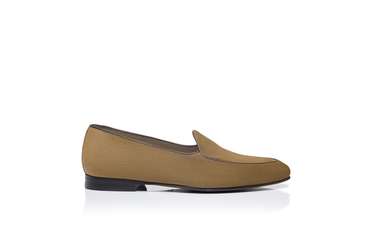 Mocassins en daim brun