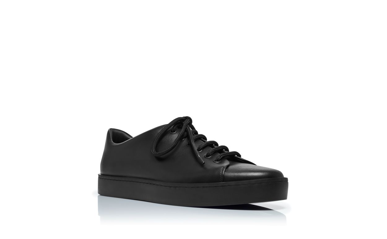 Chaussures de ville en cuir de veau noir