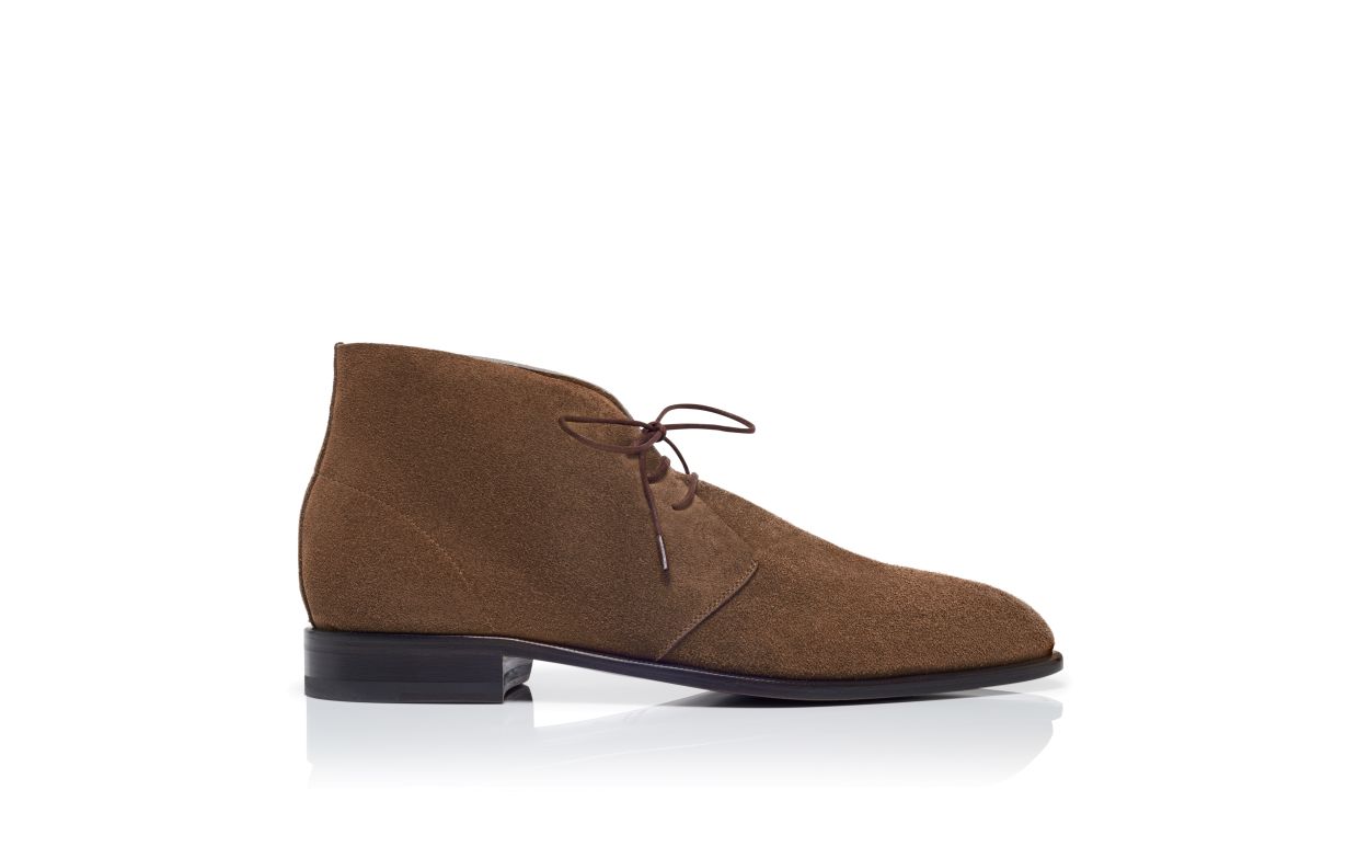Bottes de désert en daim brun