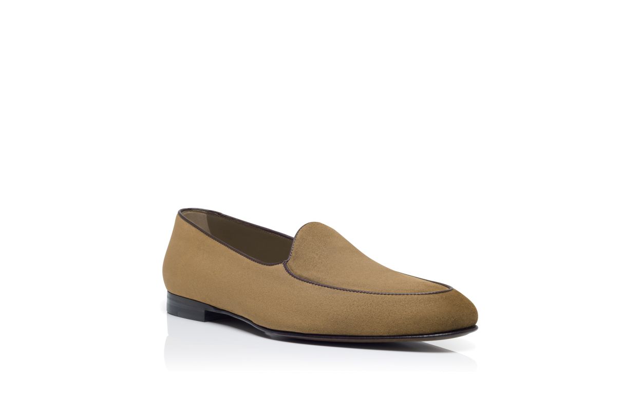 Mocassins en daim brun