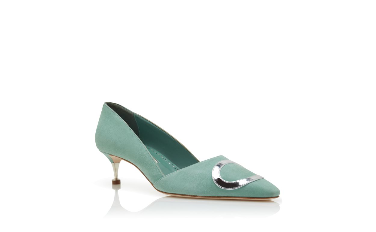 Pompes en daim vert